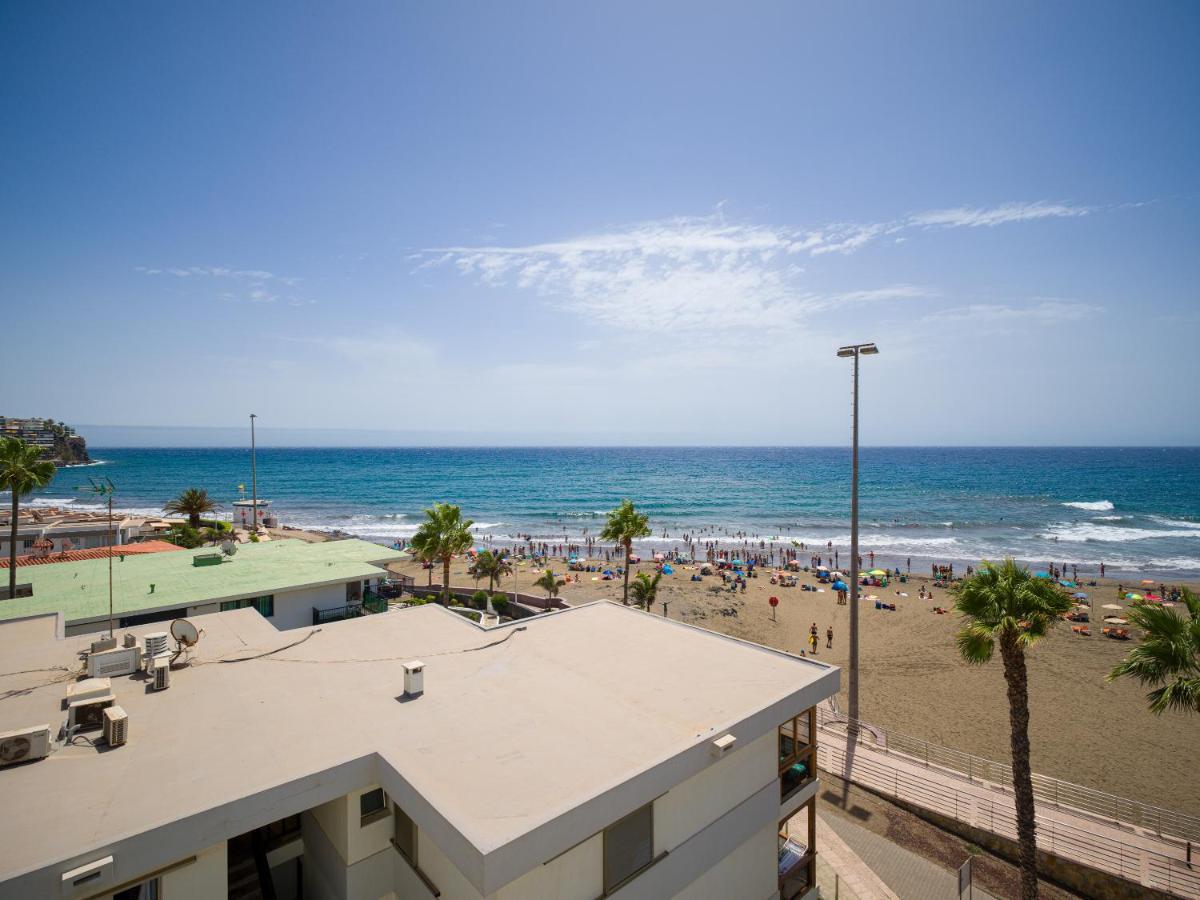 Precioso Apartamento En 1ª Linea De Mar San Agustín Dış mekan fotoğraf
