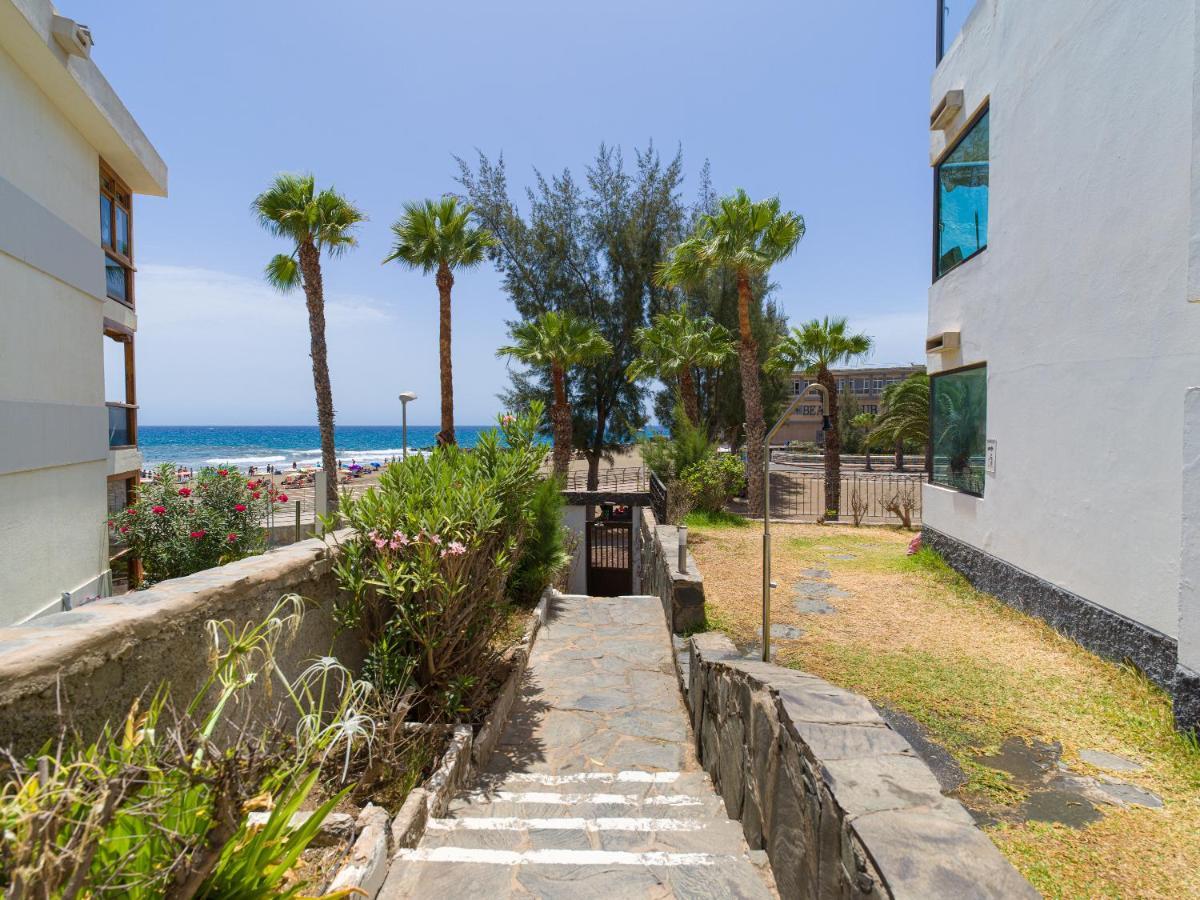 Precioso Apartamento En 1ª Linea De Mar San Agustín Dış mekan fotoğraf