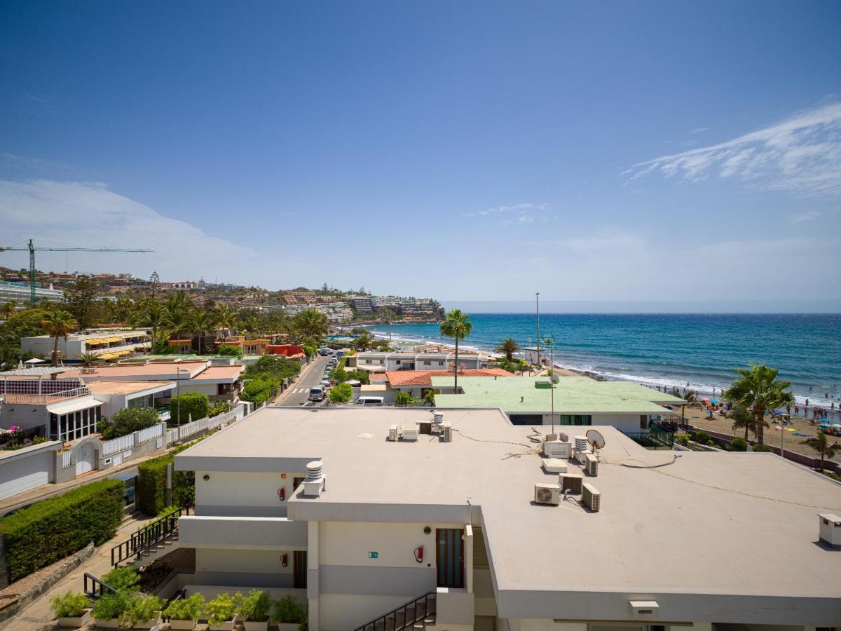 Precioso Apartamento En 1ª Linea De Mar San Agustín Dış mekan fotoğraf